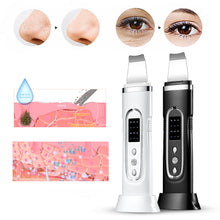 Load image into Gallery viewer, Ultrasonic Skin Scrubber Electric Facial Cleansing