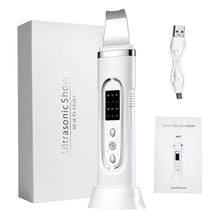 Load image into Gallery viewer, Ultrasonic Skin Scrubber Electric Facial Cleansing