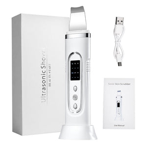 Ultrasonic Skin Scrubber Electric Facial Cleansing