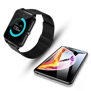 Smart Watch LED Multifunção GUOU / Pulseira em Aço Inoxidável