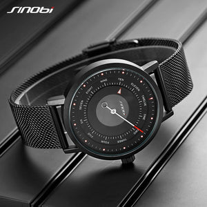 SINOBI New Creative Fashion Watch Mens Sports Watches Man's Quartz Wrist Watch Male Military Clock Casual Army Relogio Masculino