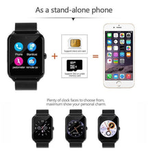 Load image into Gallery viewer, Smart Watch LED Multifunção GUOU / Pulseira em Aço Inoxidável