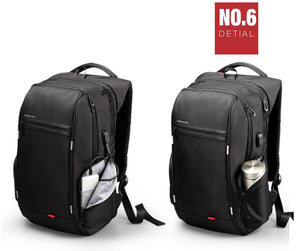 Mochila Anti-Furto para Laptop 15 e 17" com carregador USB