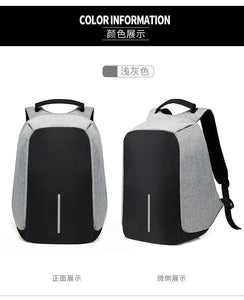 Mochila Anti-Furto à Prova D'água para Laptop de 15"