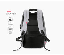 Load image into Gallery viewer, Mochila Feminina Anti-Furto Resistente à Água com Porta-Laptop