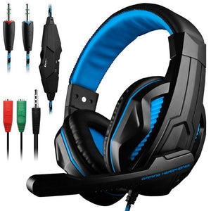 Headset com Luz de Led Stereo Surround com Cancelamento de Ruído