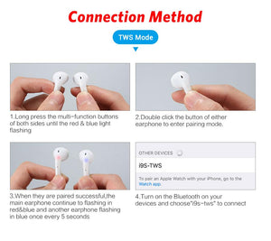 Fone Bluetooth Twins Classic Earbuds