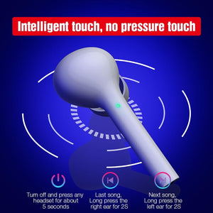 Fone Bluetooth Wireless com Smart Touch