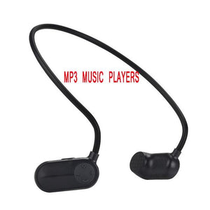 Fones de Ouvido de Condução Óssea MP3 Player e Bluetooth  À Prova D 'Água Esporte Ao Ar Livre