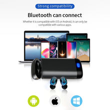 Load image into Gallery viewer, Fone Bluetooth Dual Microfone à Prova D&#39;água com Caixa de Ultra-Carga