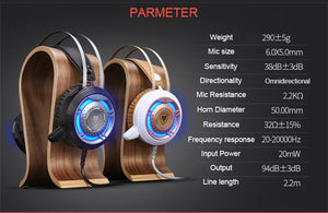 Headset 3.5mm USB Stereo com Voice Control