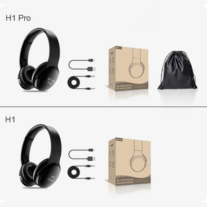 Pro Bluetooth Headphones com HiFi Stereo e Cancelamento de Ruídos