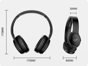 Pro Bluetooth Headphones com HiFi Stereo e Cancelamento de Ruídos