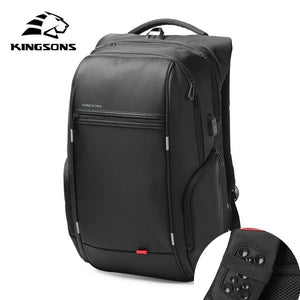 Mochila Anti-Furto para Laptop 15 e 17" com carregador USB