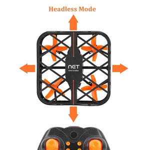 Pocket Drone Nano Quadricóptero Controle Remoto Resistente a Impacto