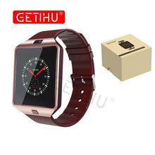 Load image into Gallery viewer, Smart Watch GETIHU DZ09 para iPhone Samsung Bluetooth com SIM Card e Camera