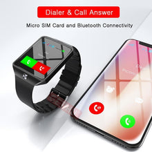 Load image into Gallery viewer, Smart Watch GETIHU DZ09 para iPhone Samsung Bluetooth com SIM Card e Camera