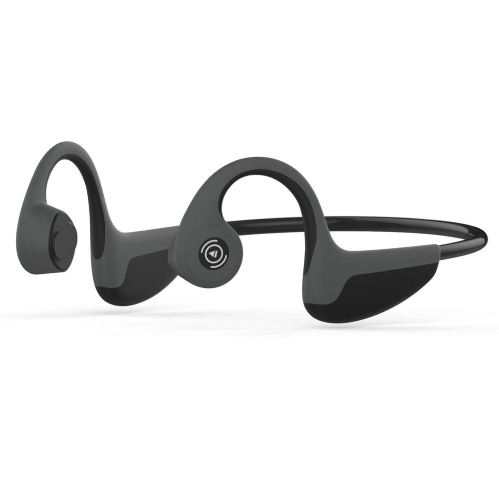 Fone de ouvido Bluetooth 5.0 fone de condução óssea  sem fio esportes fones de ouvido handsfree