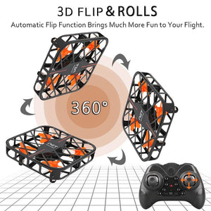 Drone Nano Quadricoptero Flip 360º Resistente a Impacto com Controle Remoto