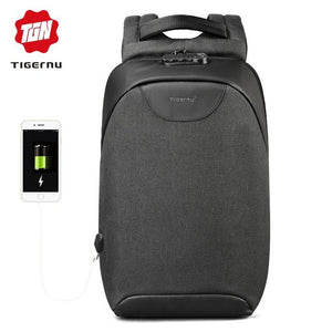 Mochila Anti-Roubo Resistente à Água e Carregador USB