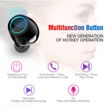 Load image into Gallery viewer, Fone Bluetooth TOMKAS Headset com Microfone e Caixa de Carregamento