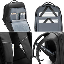 Load image into Gallery viewer, Mochila EURCOOL Case para Laptop Compartimentos Funcionais com Dispositivo Recarga USB