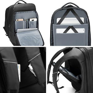 Mochila EURCOOL Case para Laptop Compartimentos Funcionais com Dispositivo Recarga USB