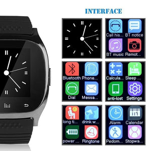 Smart Watch Sport Calangdar com Rastreadores Bluetooth Dial SMS Android IOS